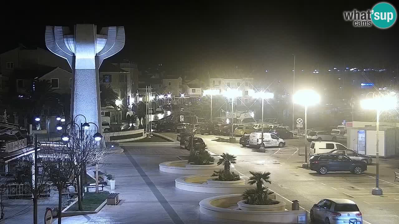 Vodice Live webcam – marina and  seafront