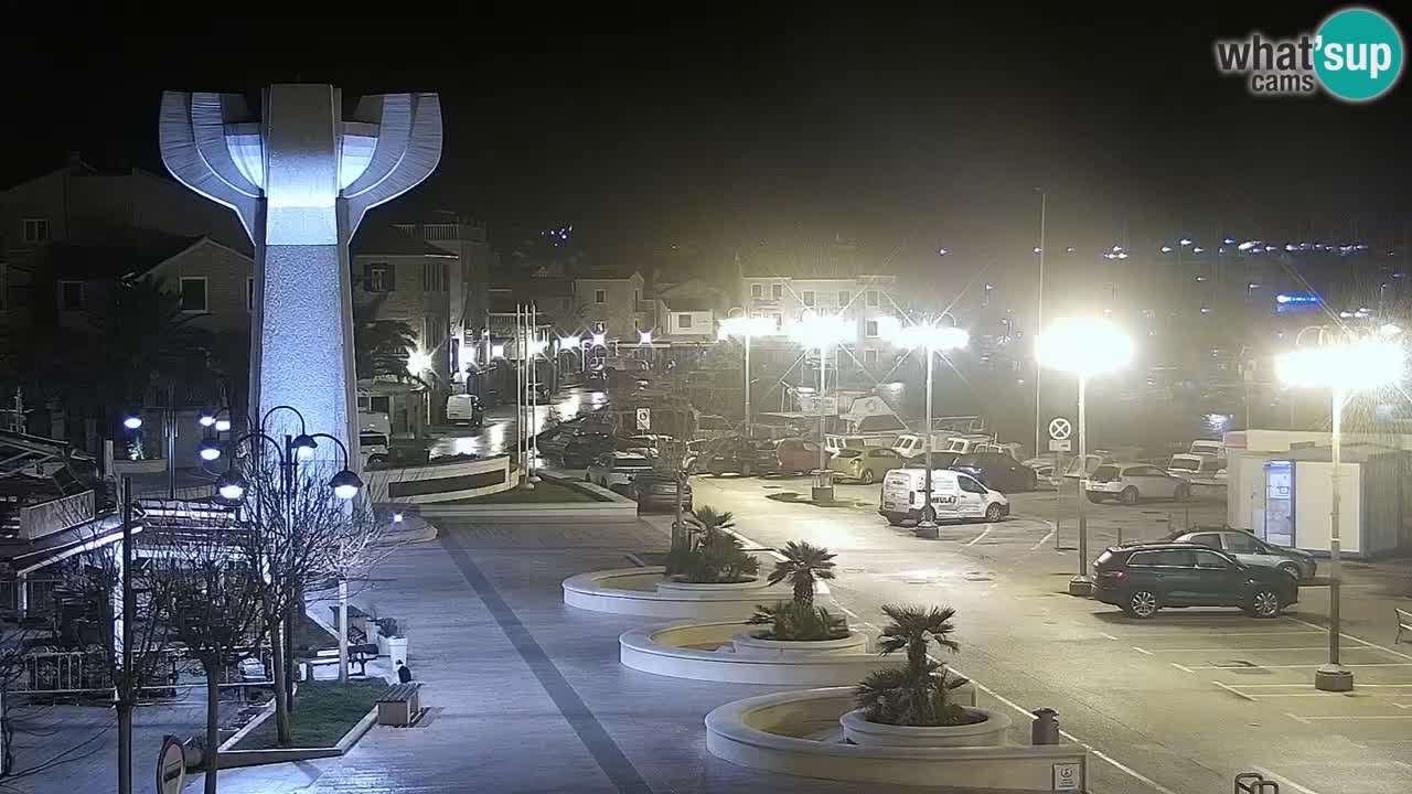Vodice webcam live – front de mer