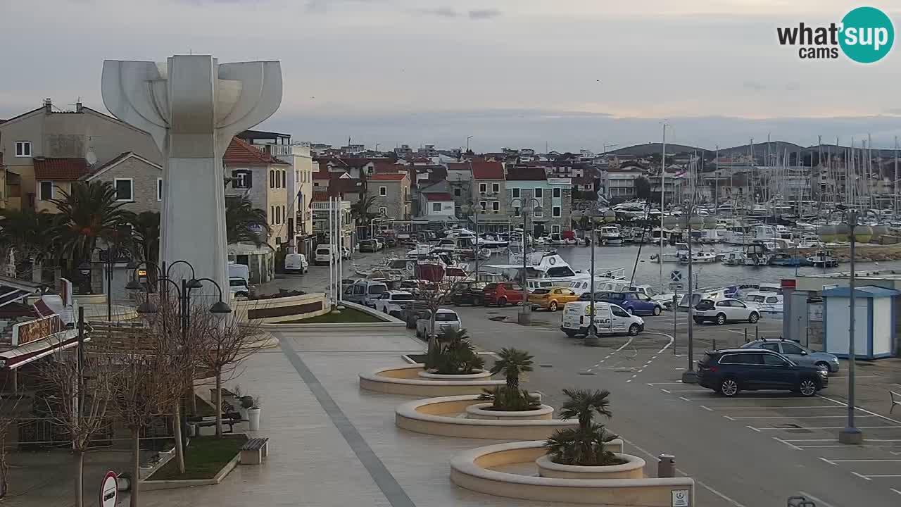Vodice livecam – marina e il lungomare