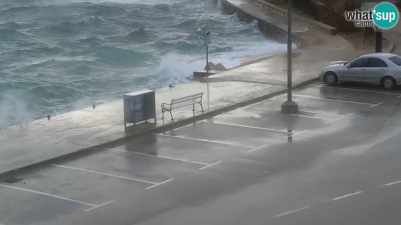 Vodice Live webcam – marina and  seafront