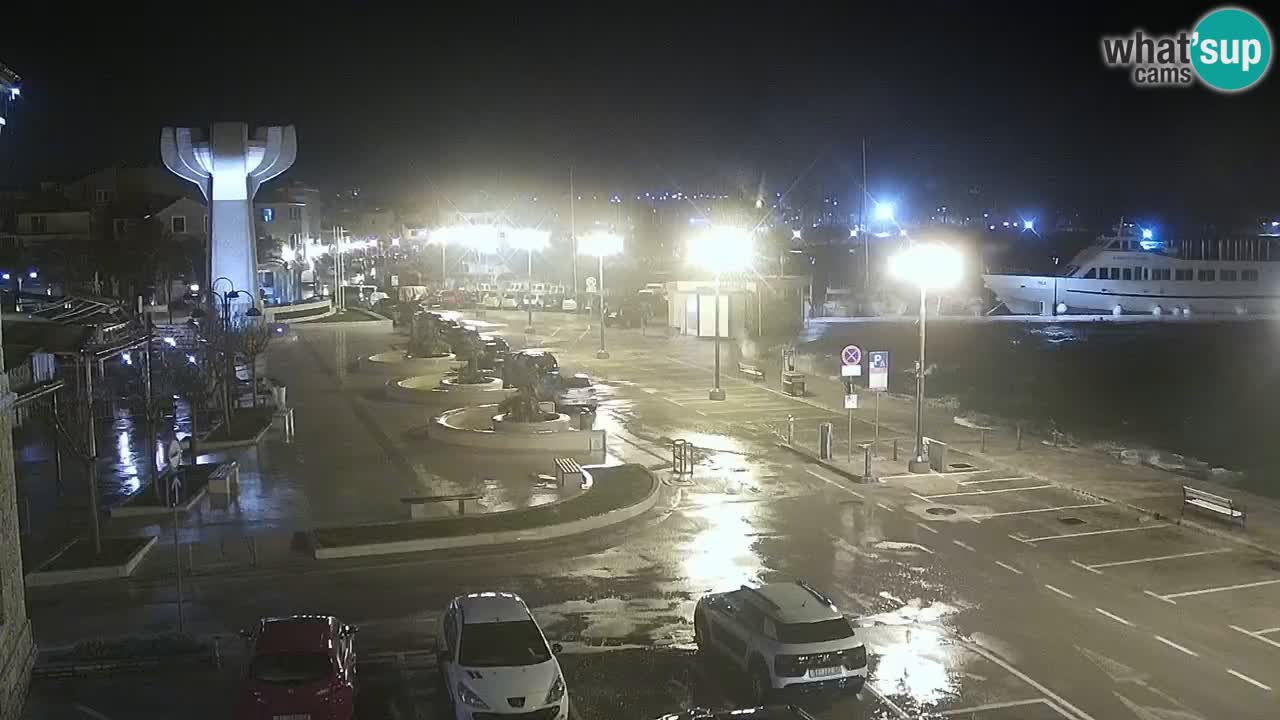 Vodice webcam – marina i meer