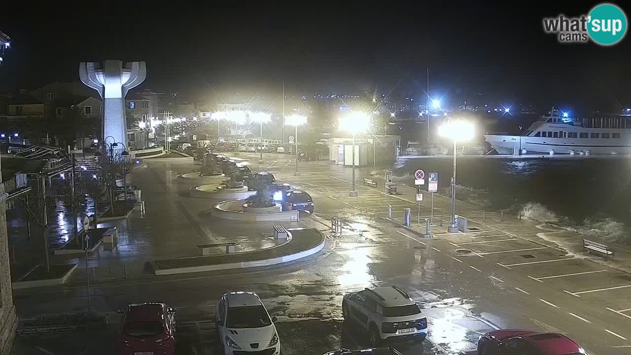 Vodice webcam – marina i meer