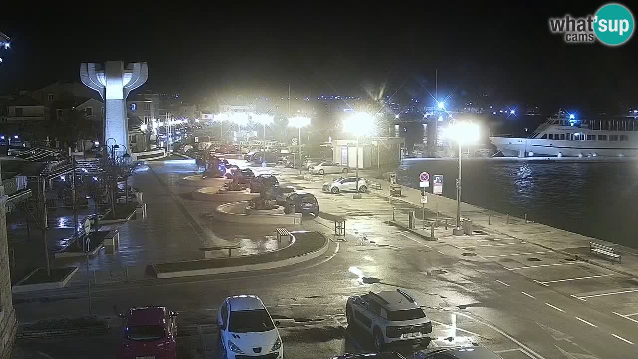 Vodice web kamera – marina i riva