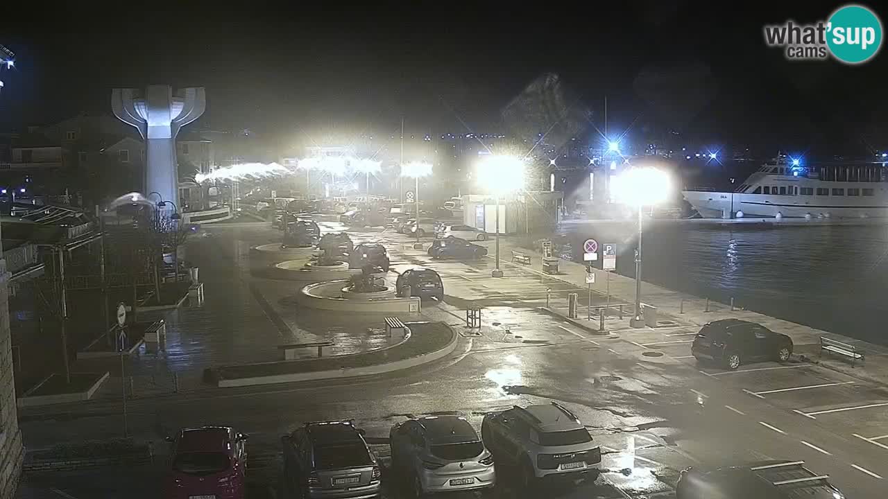 Vodice web kamera – marina i riva