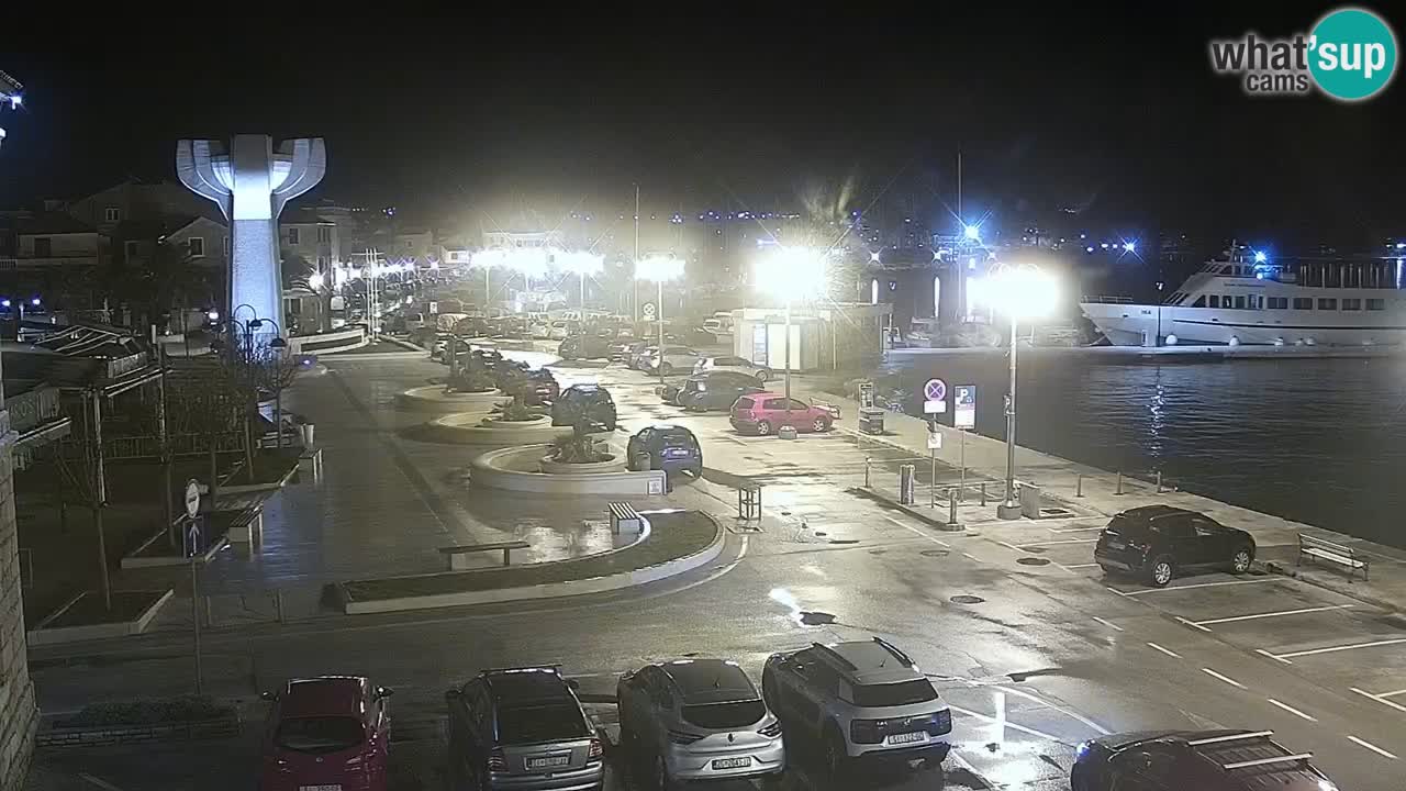 Vodice webcam live – front de mer