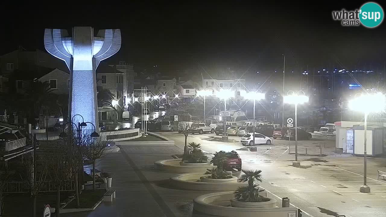 Vodice webcam live – front de mer