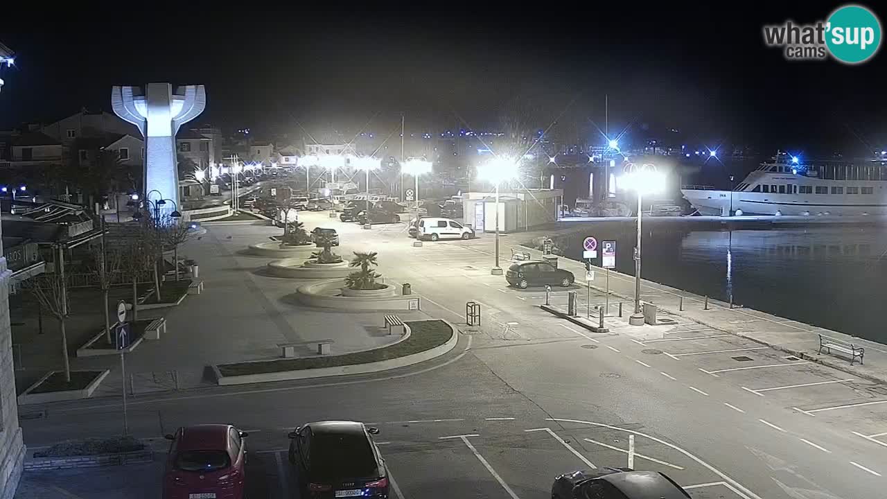 Vodice webcam live – front de mer