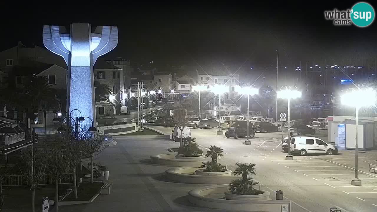 Vodice webcam live – front de mer
