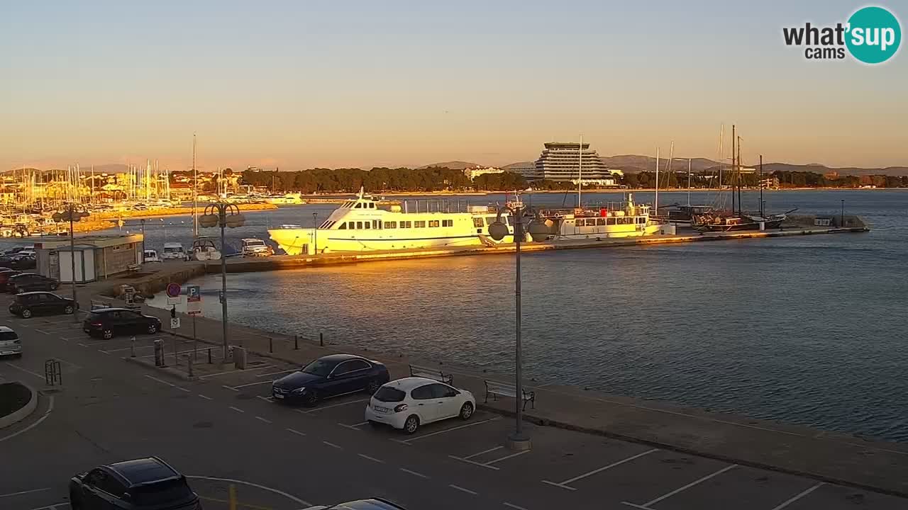Vodice Live webcam – marina and  seafront