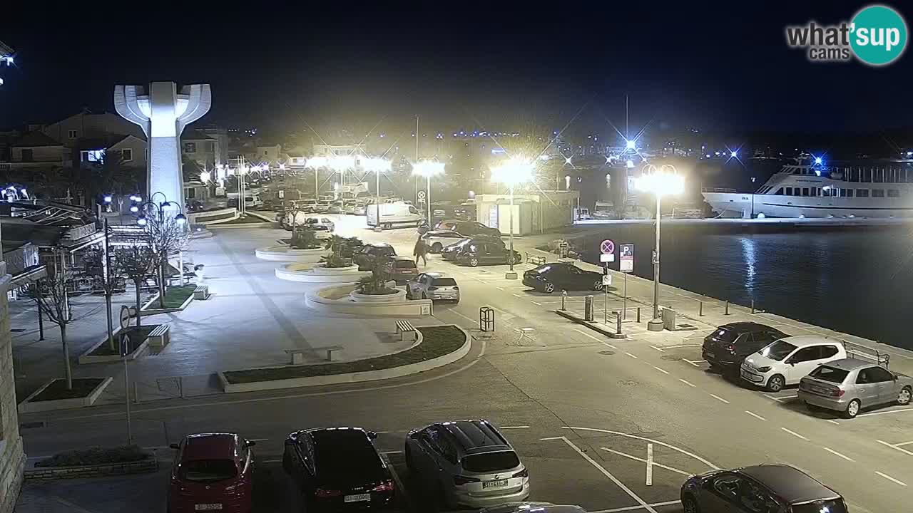 Vodice web kamera – marina i riva