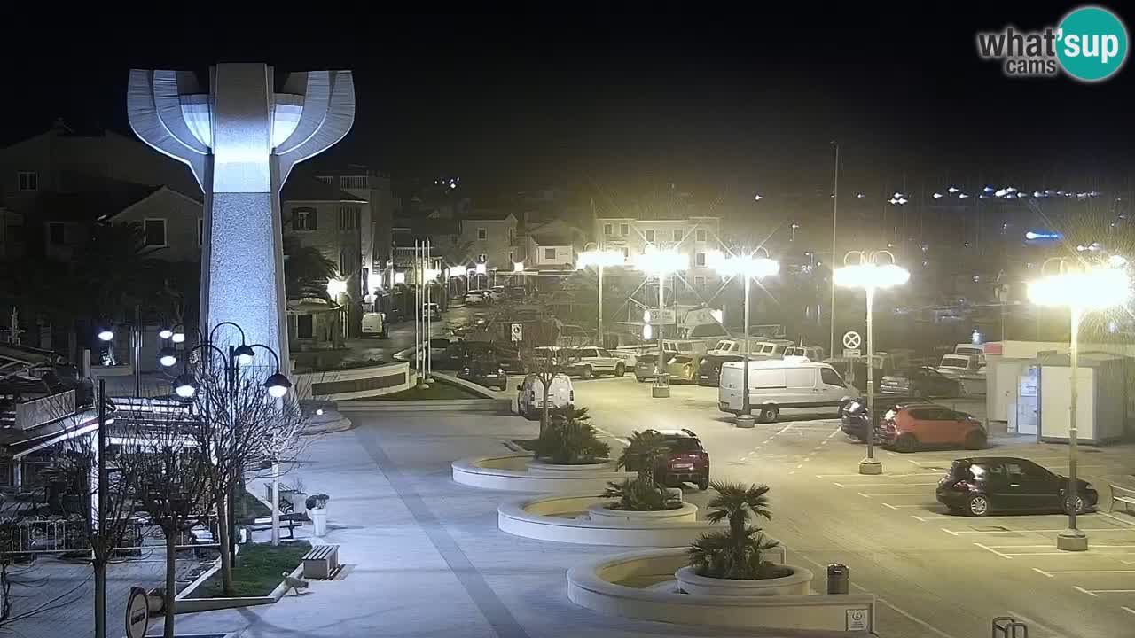 Vodice webcam – marina i meer