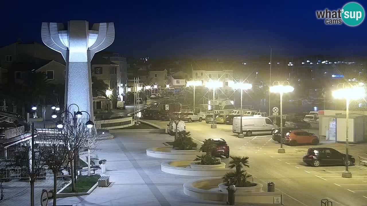 Vodice webcam live – front de mer