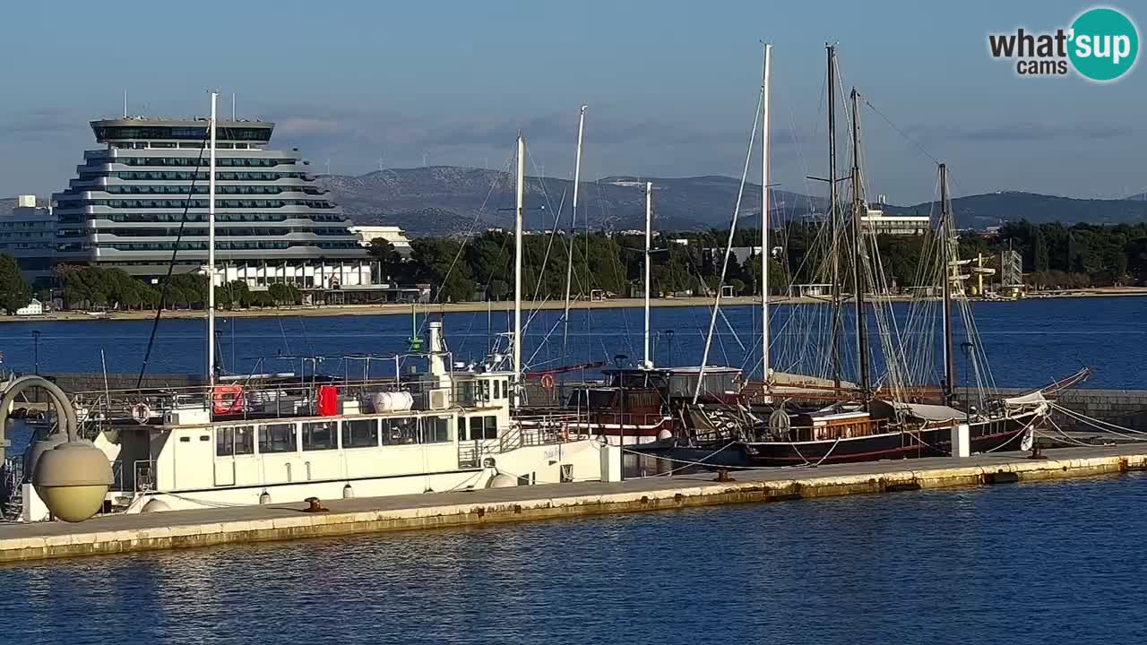 Vodice web kamera – marina i riva