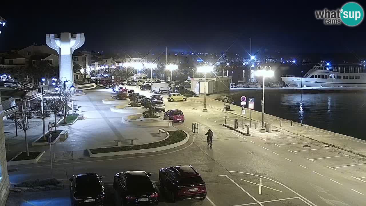 Vodice webcam live – front de mer