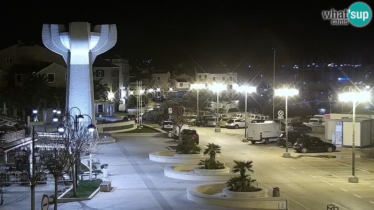 Vodice webcam live – front de mer