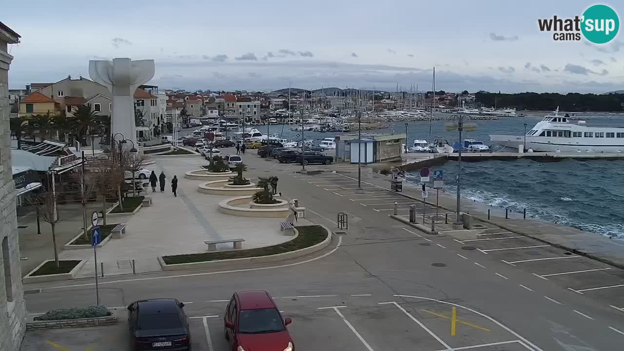 Vodice web kamera – marina i riva