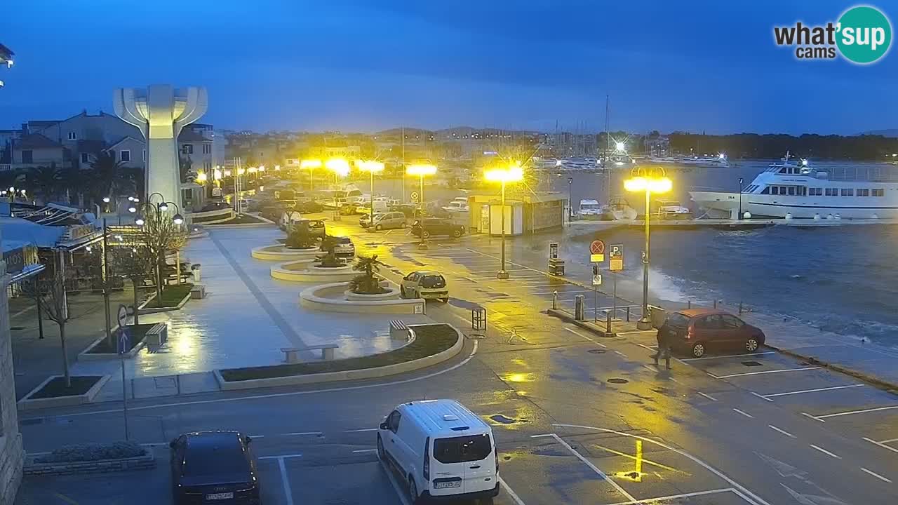 Vodice webcam live – front de mer