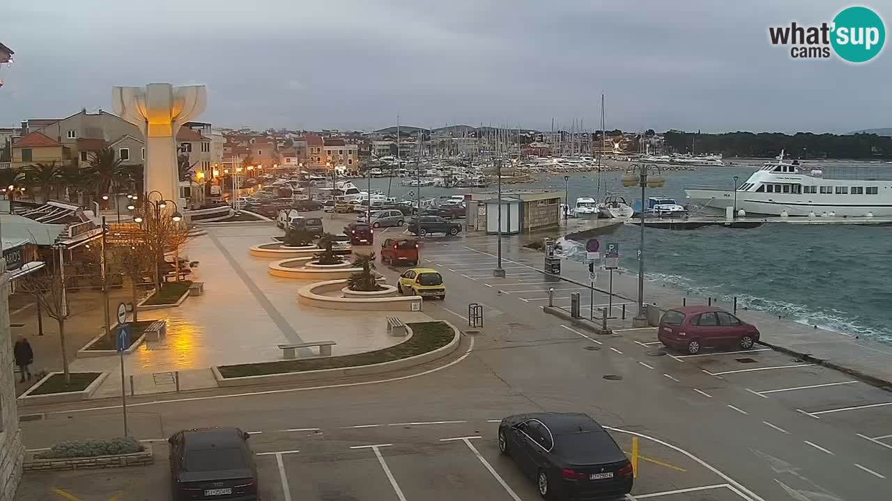 Vodice webcam live – front de mer