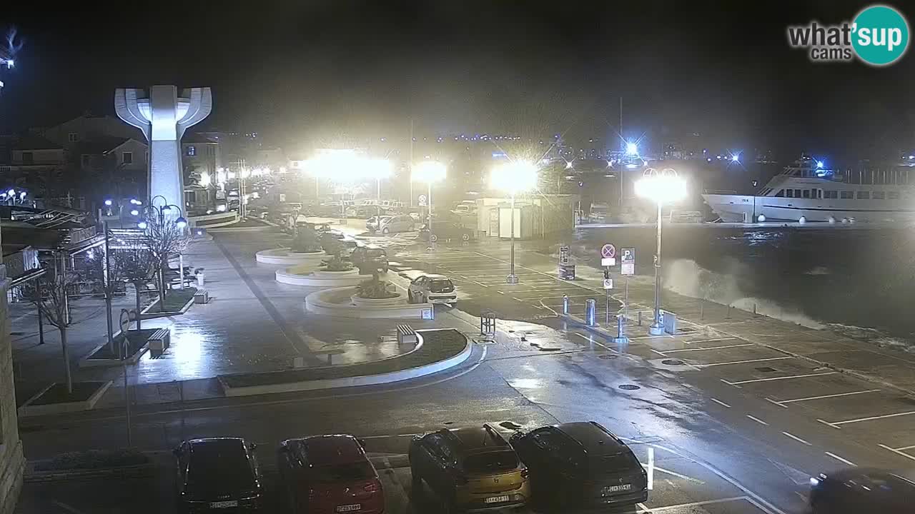 Vodice web kamera – marina i riva