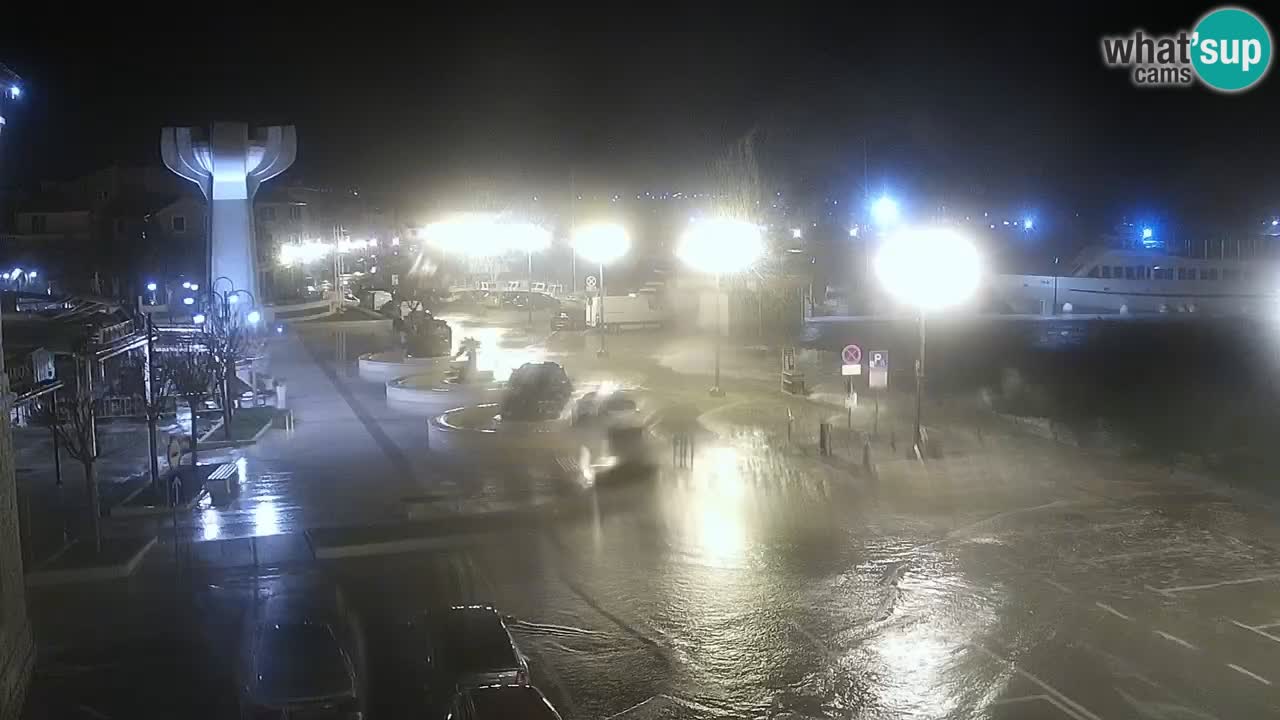 Vodice web kamera – marina i riva