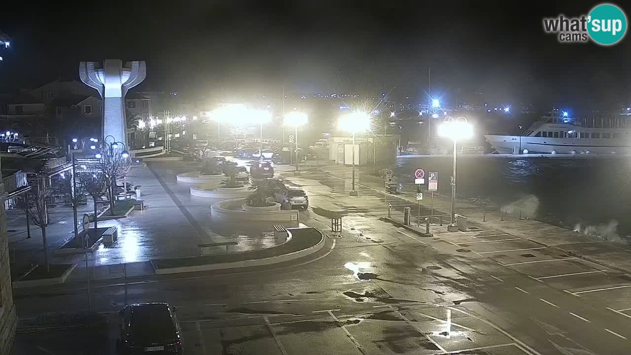 Vodice webcam live – front de mer