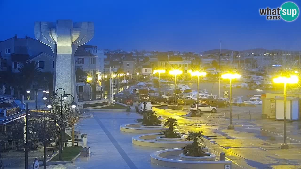 Vodice livecam – marina e il lungomare