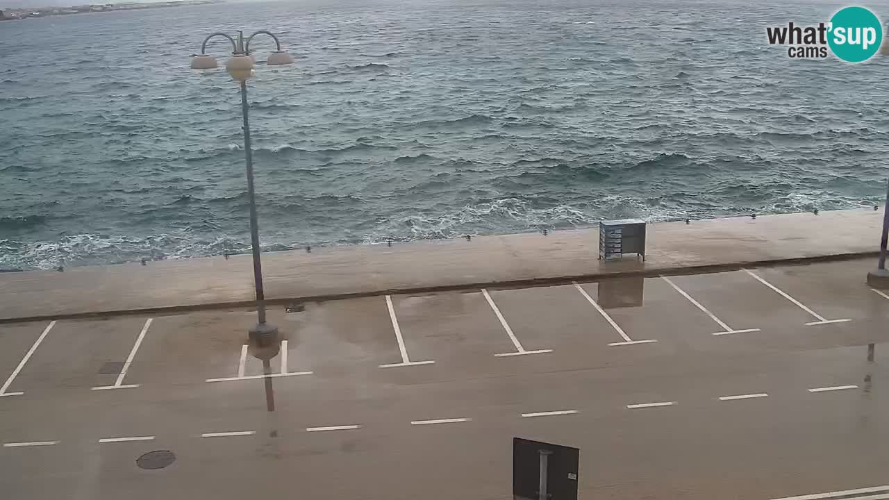 Vodice Live webcam – marina and  seafront