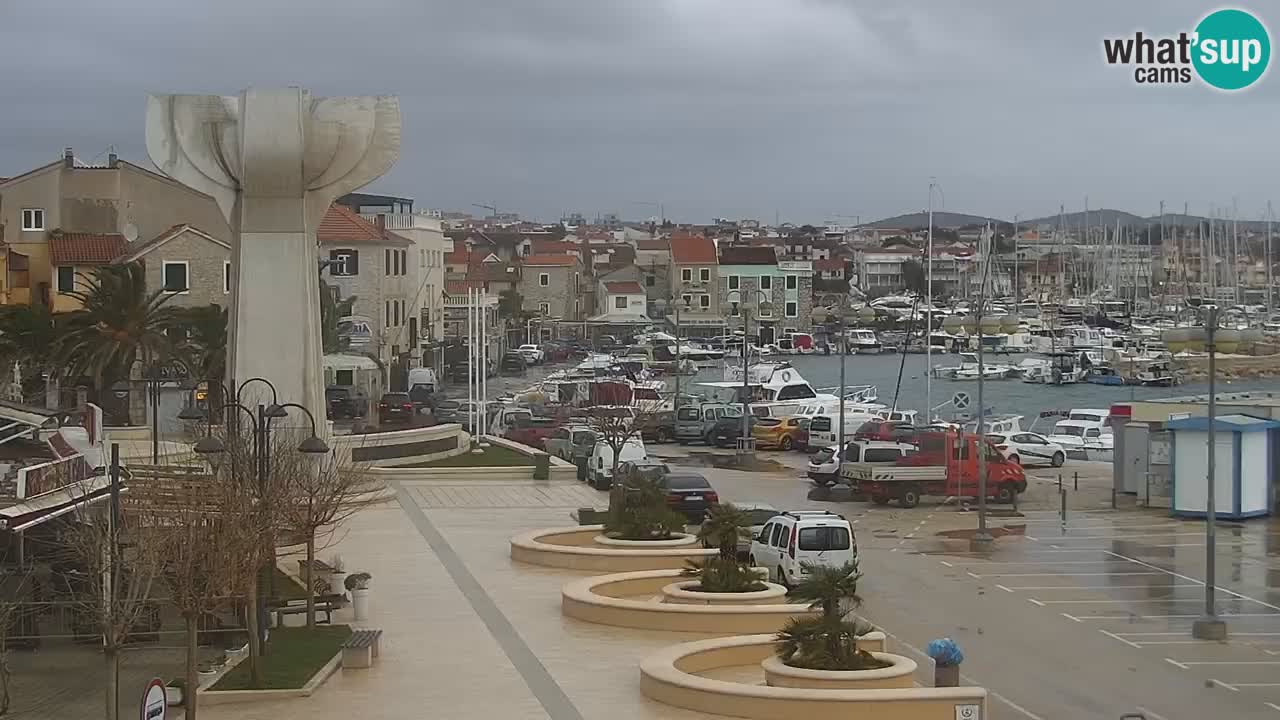 Vodice webcam – marina i meer