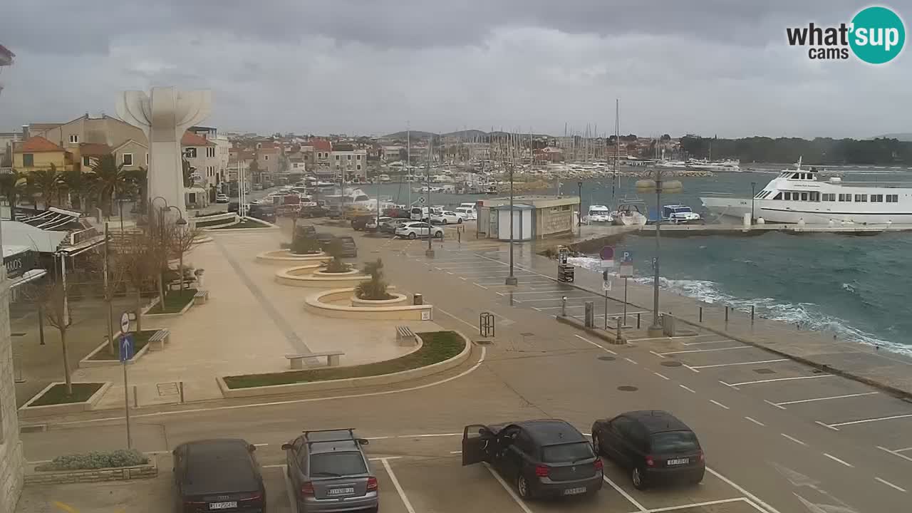 Vodice web kamera – marina i riva