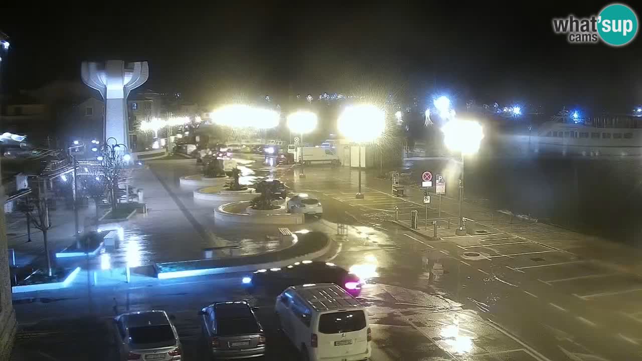 Vodice web kamera – marina i riva