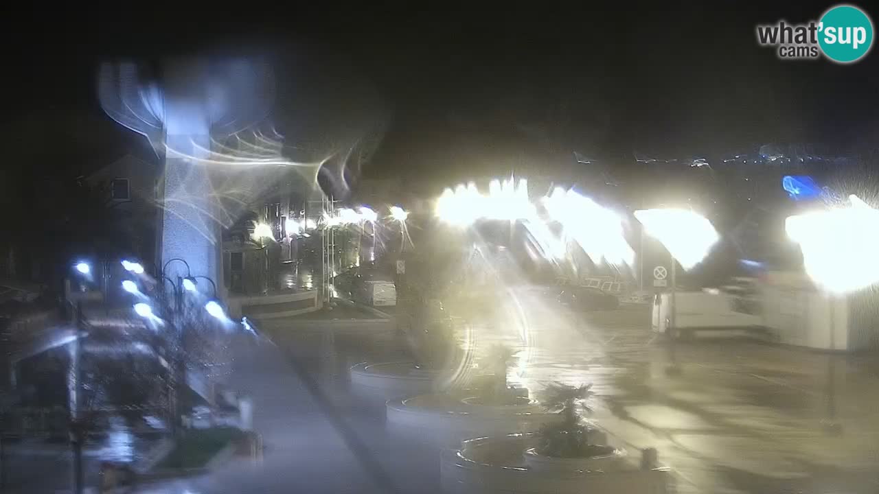 Vodice webcam live – front de mer