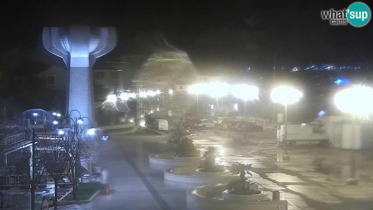 Vodice web kamera – marina i riva