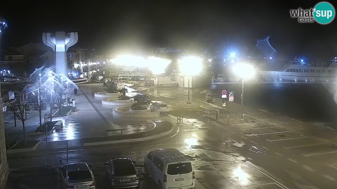 Vodice spletna kamera – marina in riva