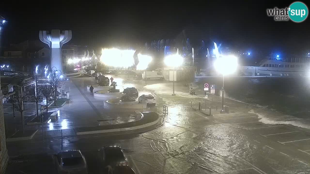 Vodice web kamera – marina i riva