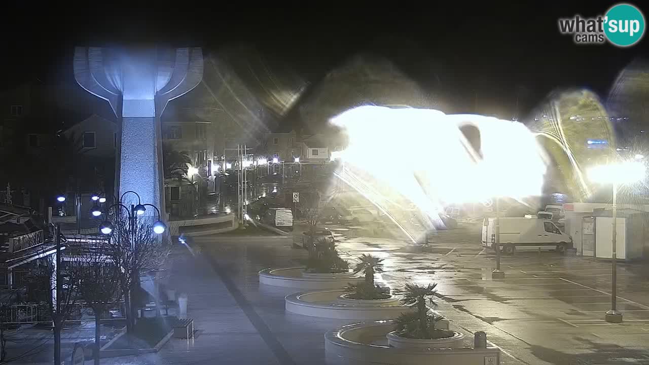 Vodice webcam live – front de mer