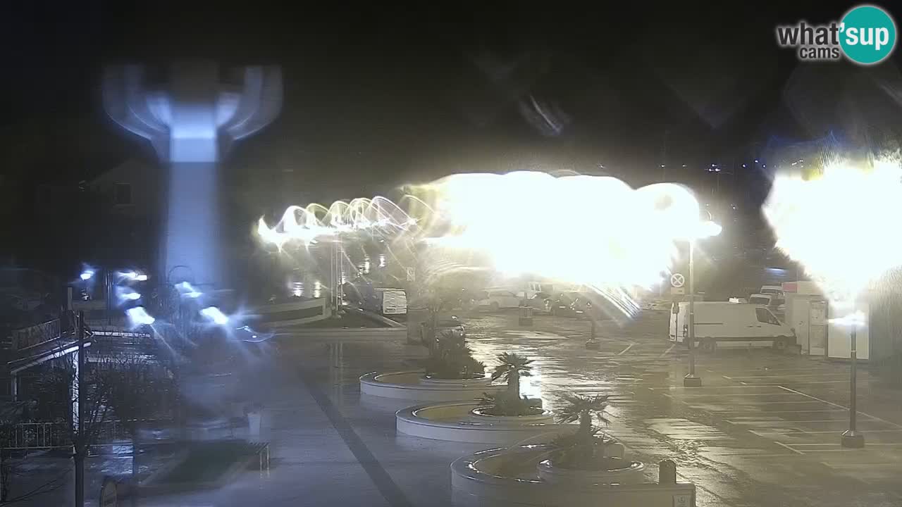 The blue beach in Vodice “Plava plaža”