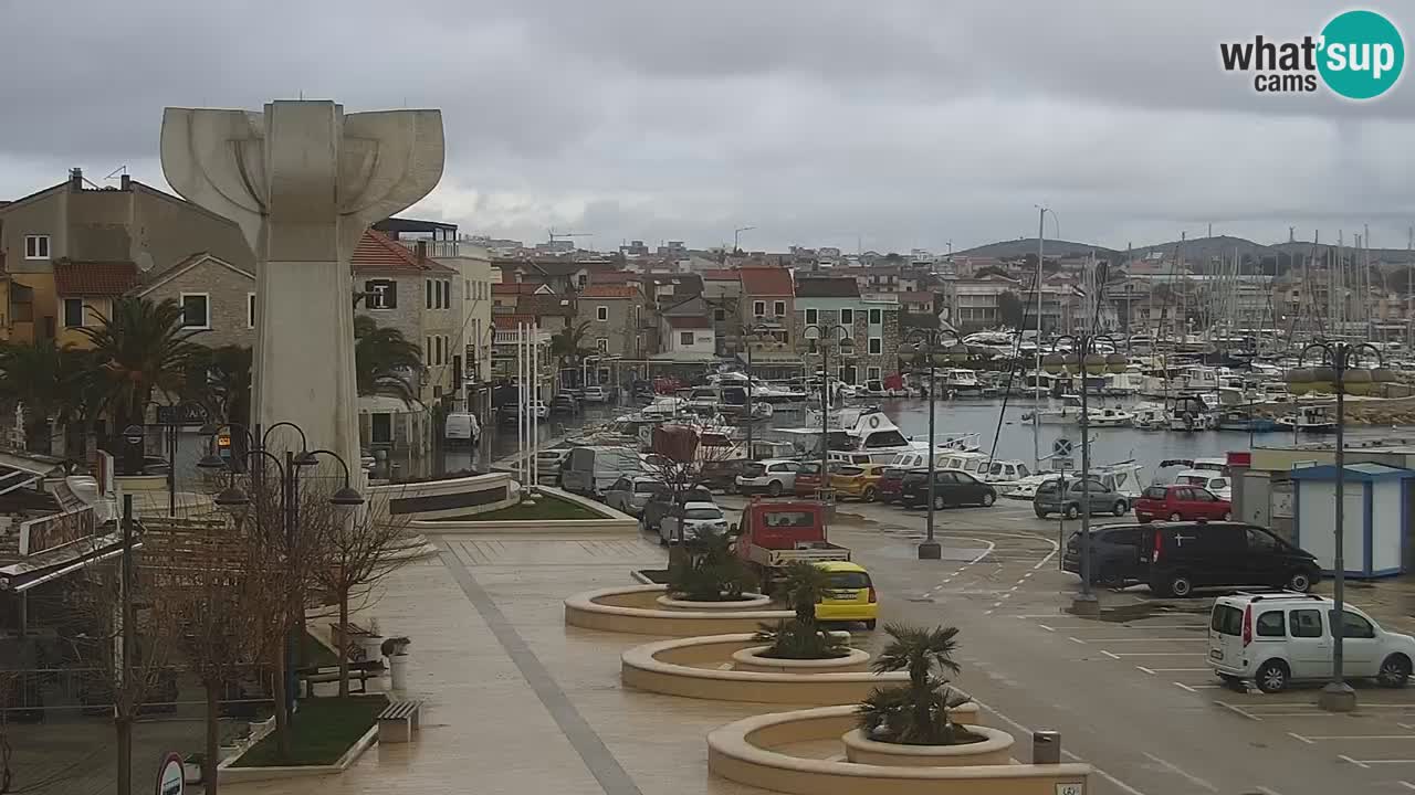 Vodice webcam – marina i meer