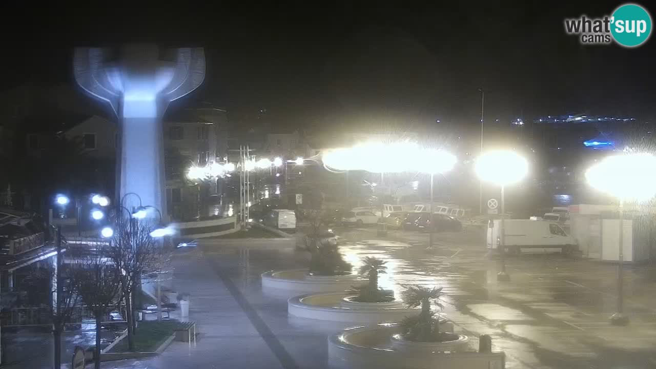 Vodice web kamera – marina i riva