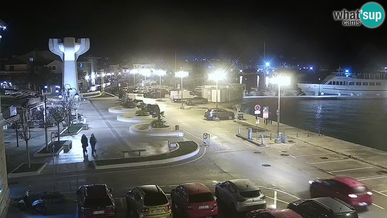 Vodice web kamera – marina i riva