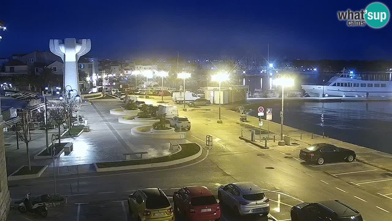 Vodice web kamera – marina i riva