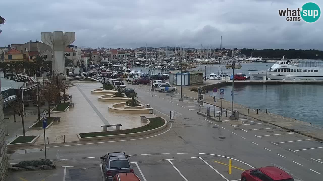 Vodice web kamera – marina i riva