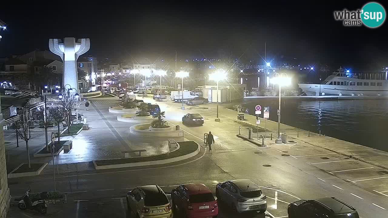 Vodice web kamera – marina i riva