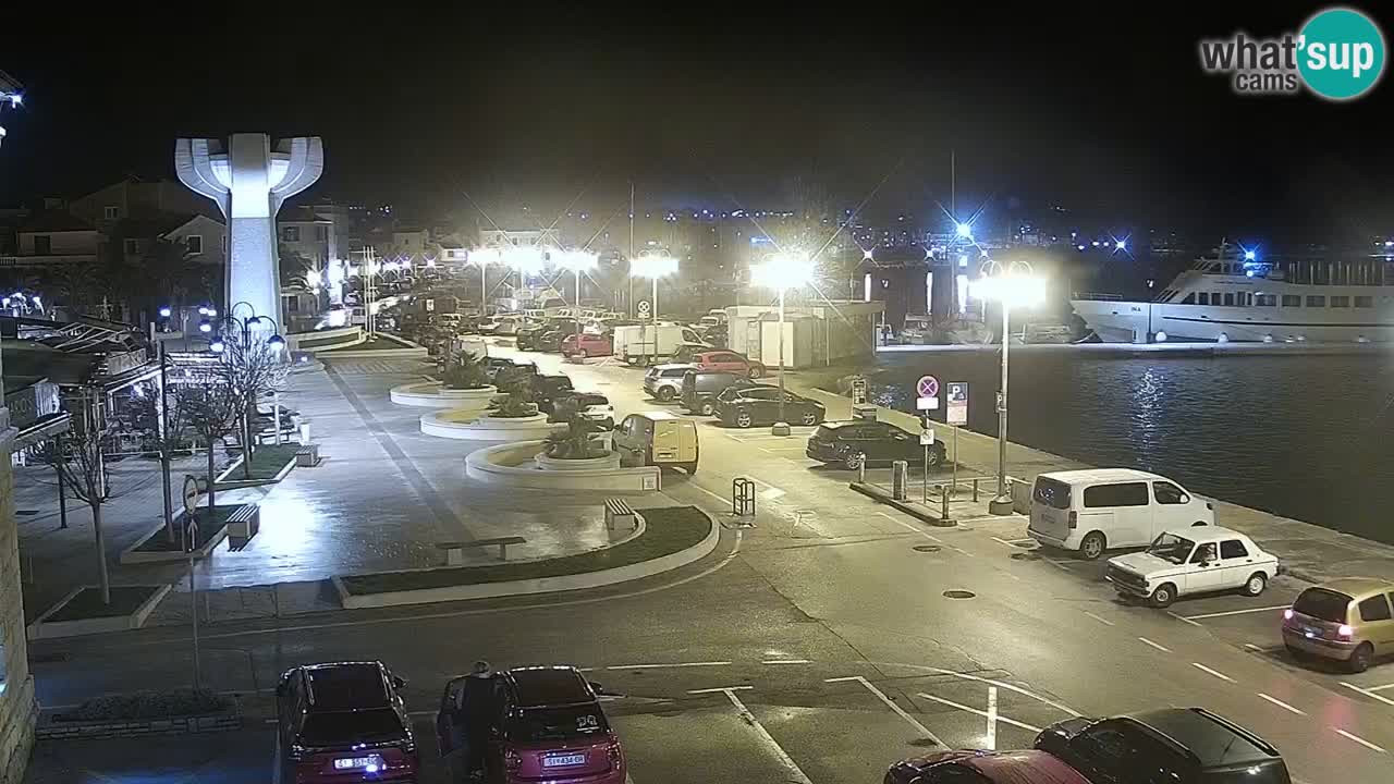 Vodice webcam – marina i meer