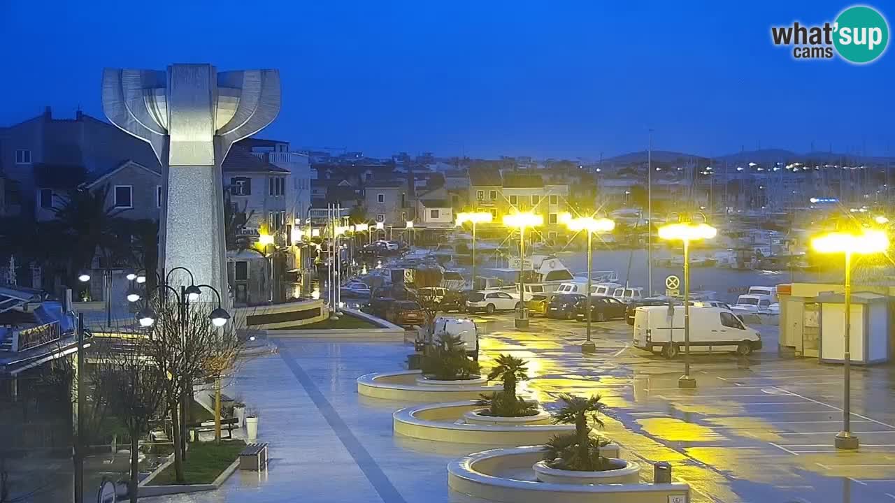 Vodice webcam live – front de mer