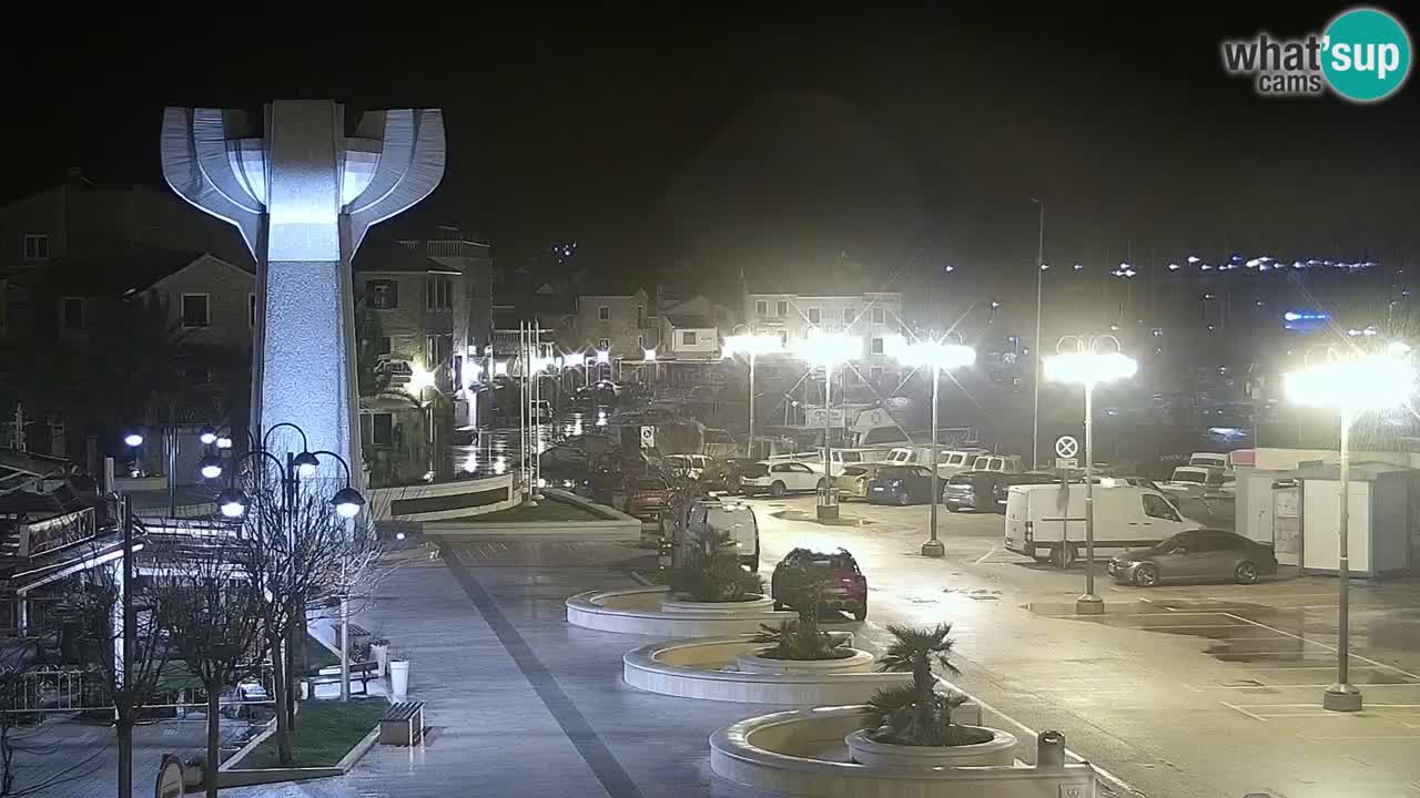 Vodice webcam live – front de mer
