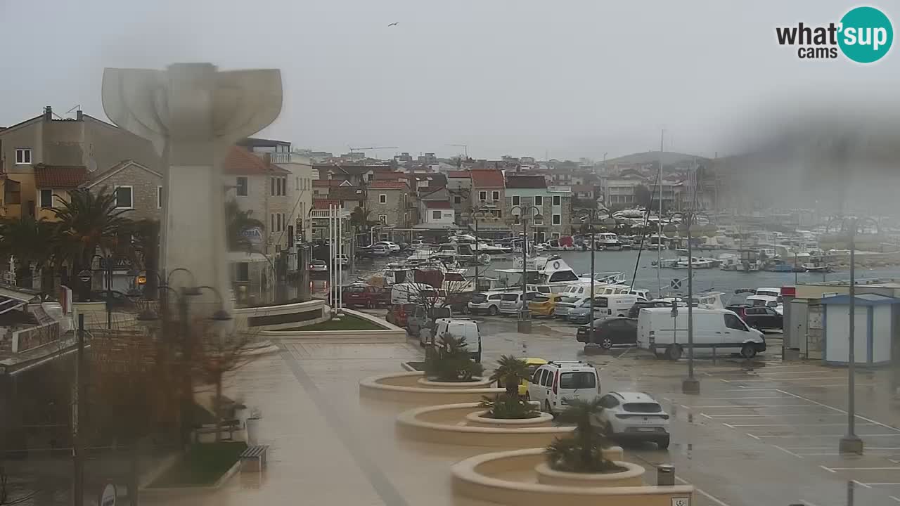 Vodice webcam live – front de mer