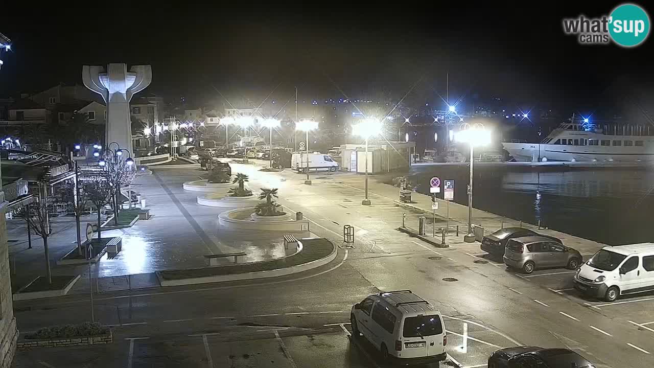 Vodice spletna kamera – marina in riva