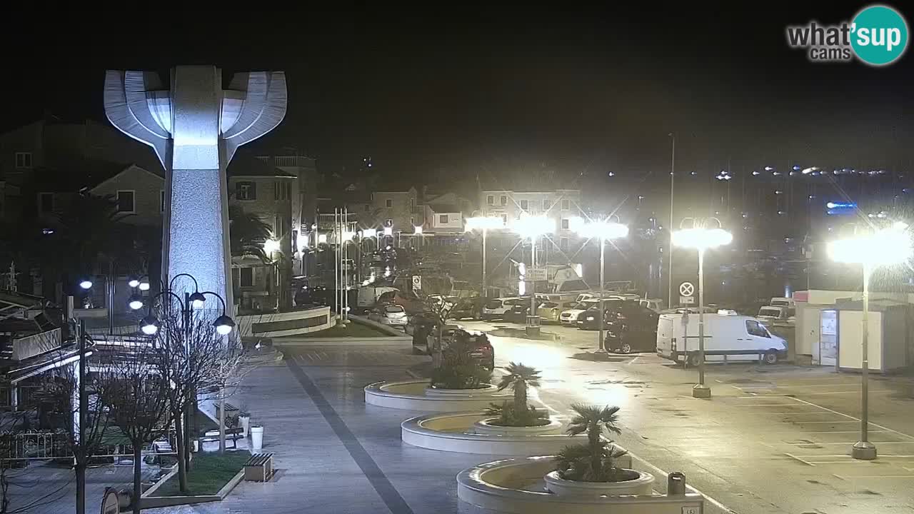 Vodice web kamera – marina i riva