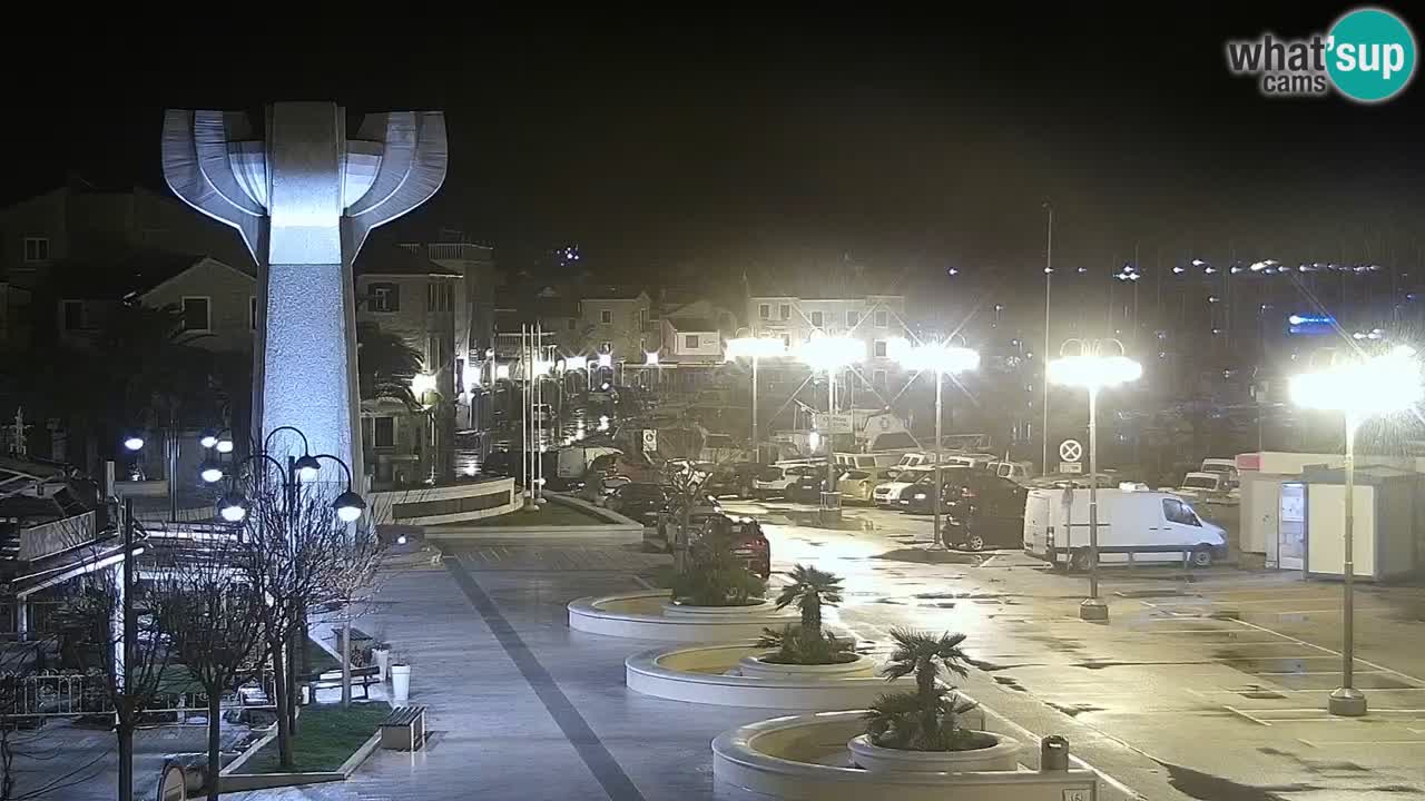 Vodice webcam – marina i meer