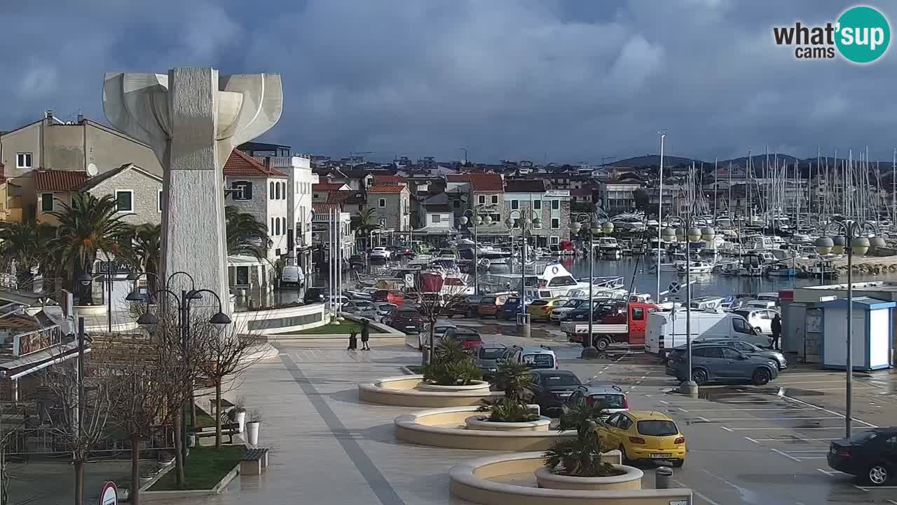 Vodice webcam – marina i meer